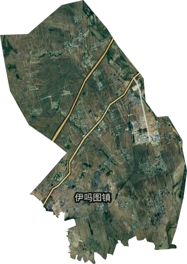 伊嗎圖鎮衛星圖