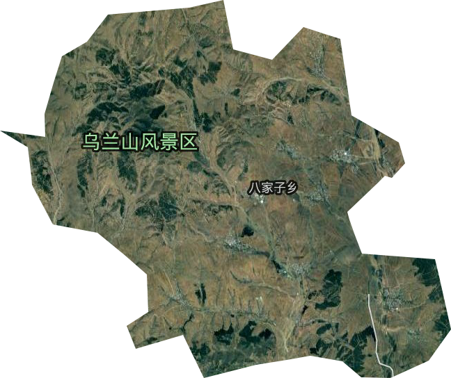八家子鎮衛星圖