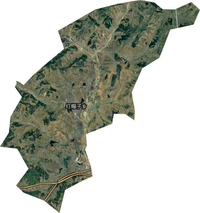 紅帽子鎮衛星圖