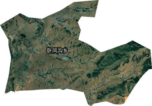 臥鳳溝鄉衛星圖