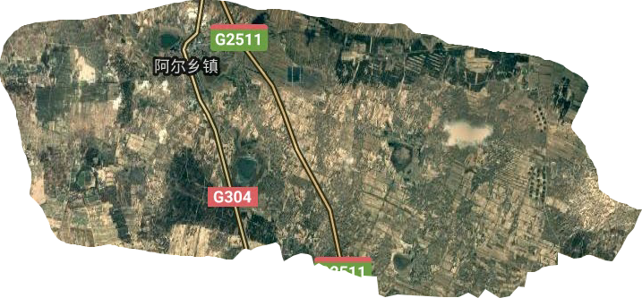 阿爾鄉鎮衛星圖