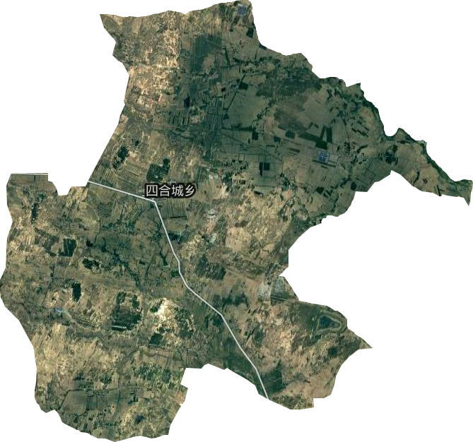 四合城鎮(zhèn)衛(wèi)星圖