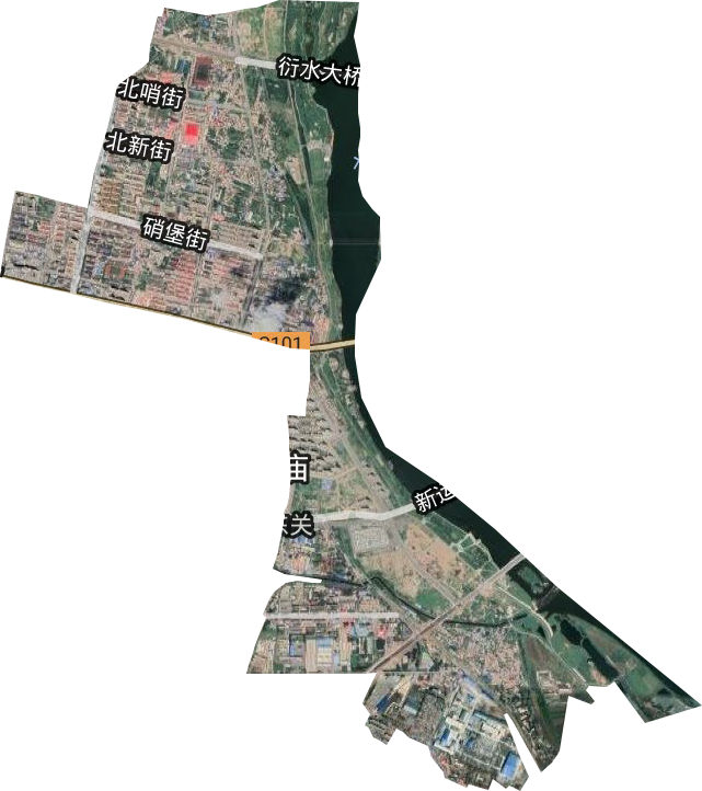 東興街道衛星圖