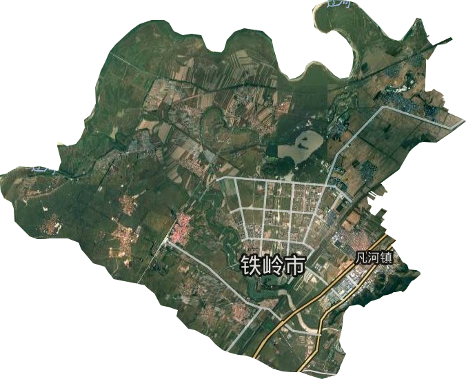凡河鎮衛星圖
