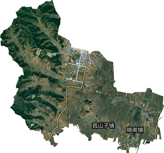 曉南鎮衛星圖