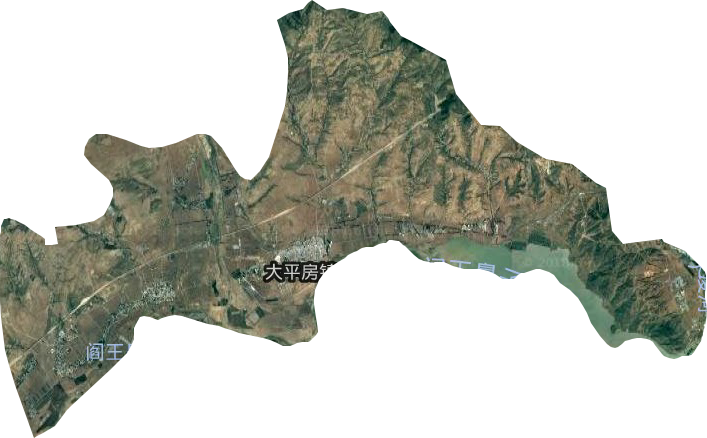 大平房鎮(zhèn)衛(wèi)星圖