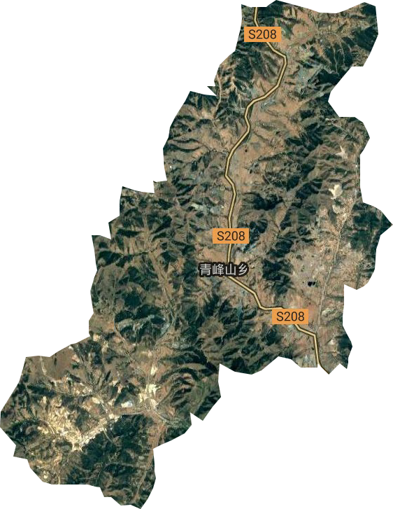 青峰山鎮(zhèn)衛(wèi)星圖