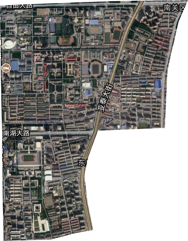 南嶺街道衛(wèi)星圖