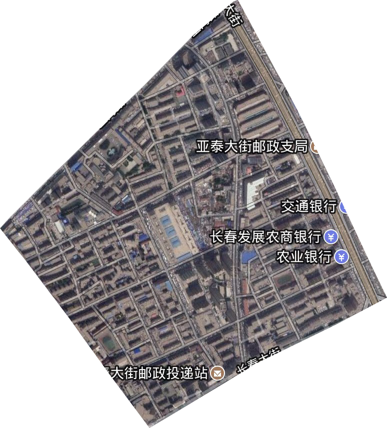 新春街道衛星圖