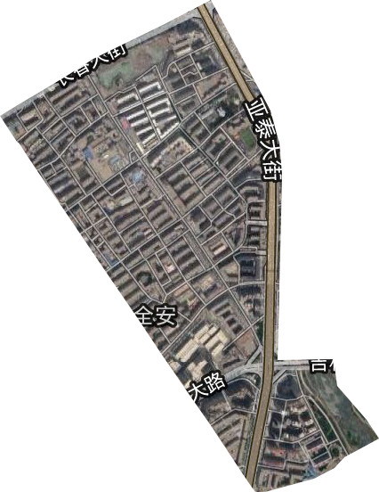 全安街道衛星圖