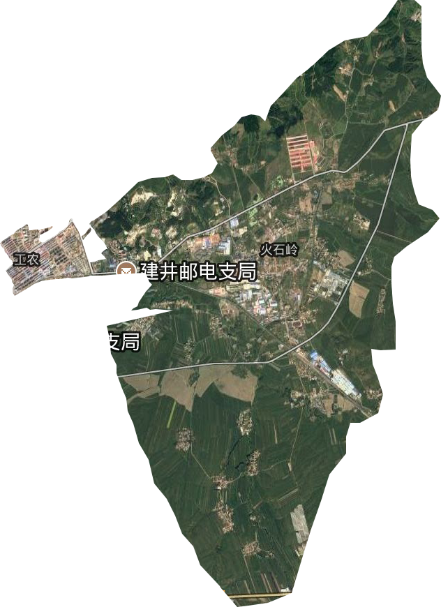 營城街道衛星圖