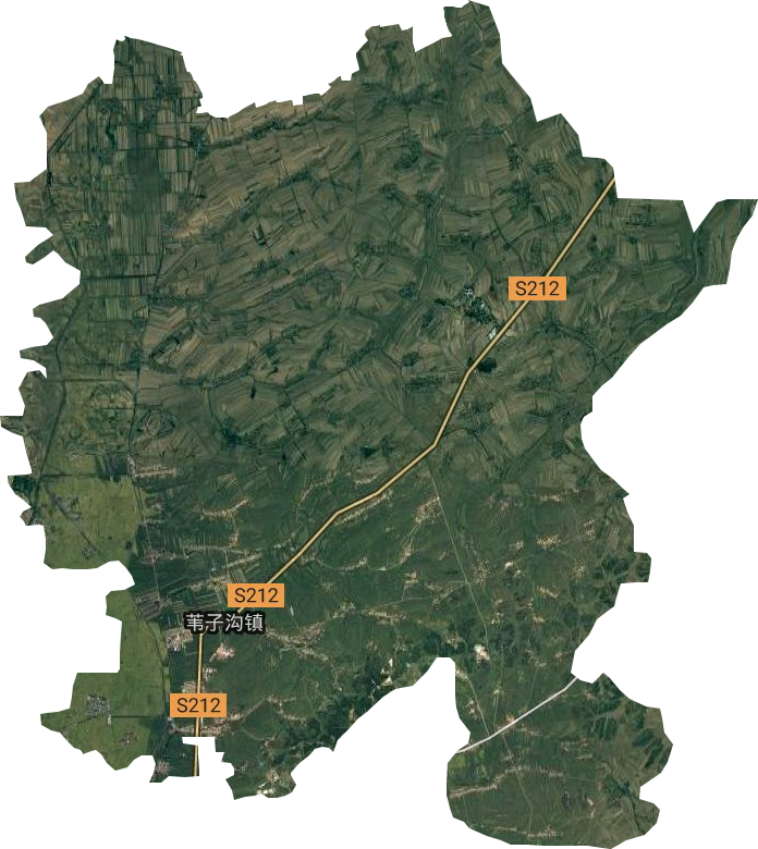 葦子溝鎮(zhèn)衛(wèi)星圖
