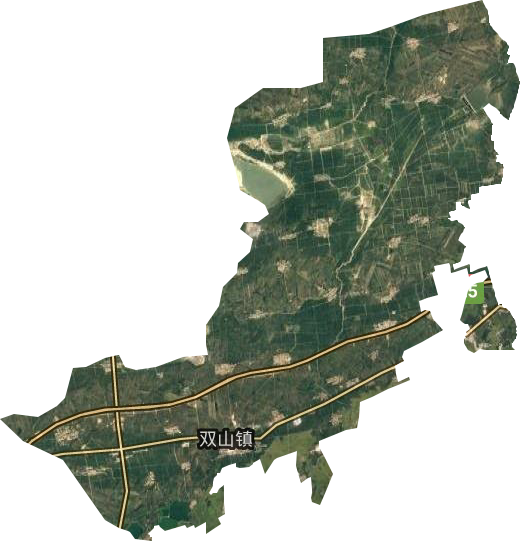 雙山鎮衛星圖