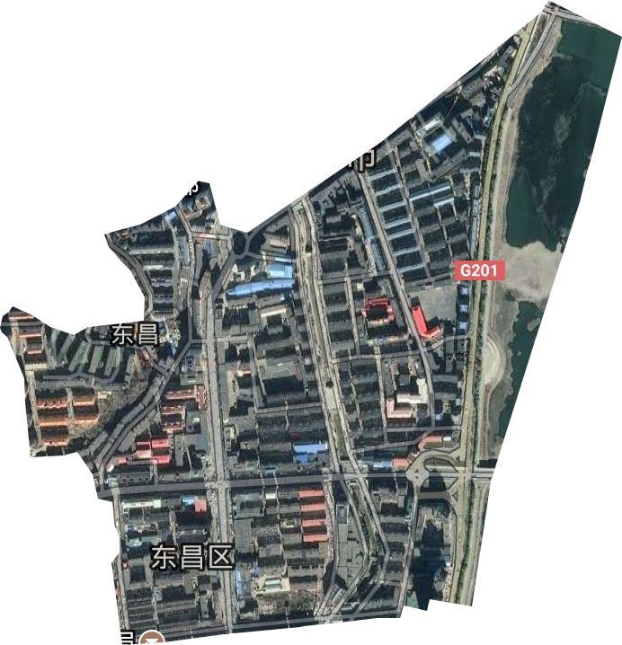 東昌街道衛星圖