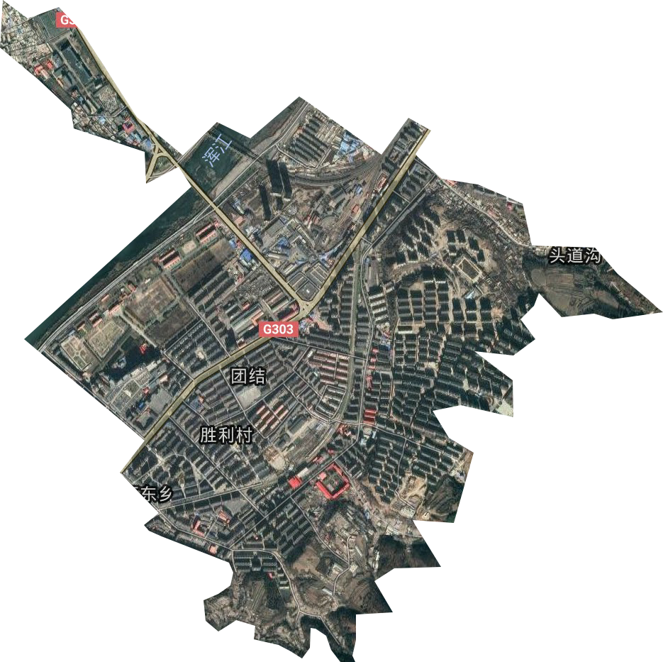 團結街道衛星圖