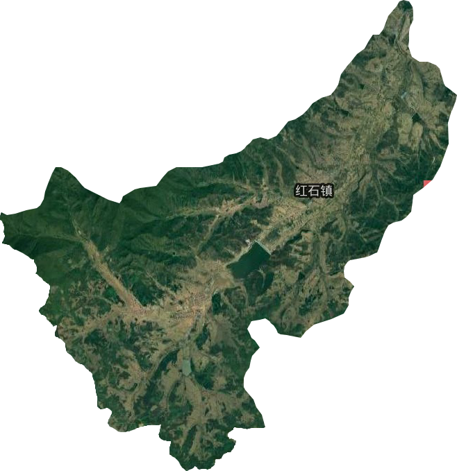 紅石鎮衛星圖