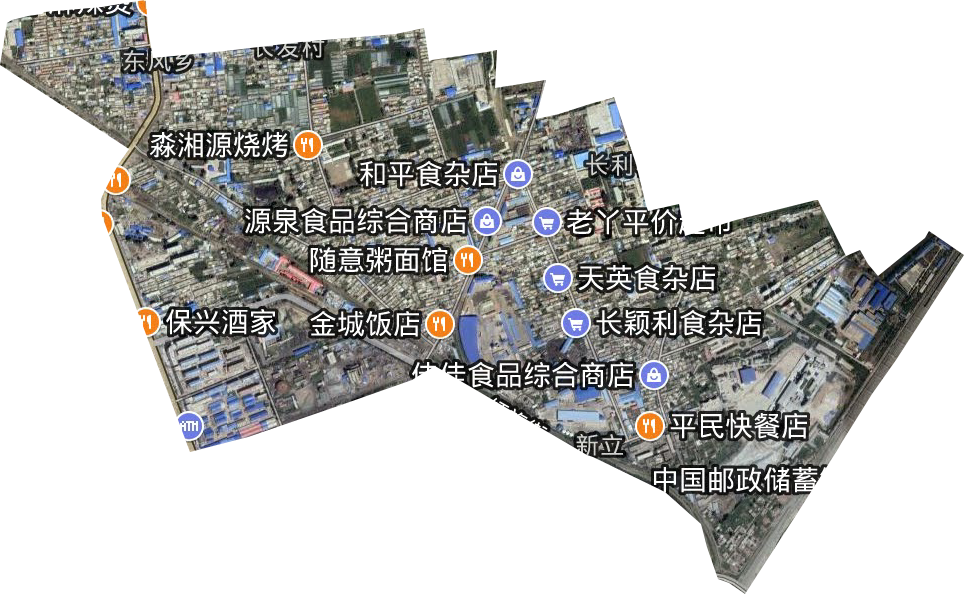 新立街道衛星圖