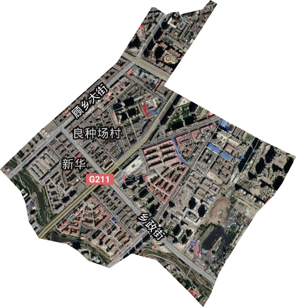 新華街道衛星圖