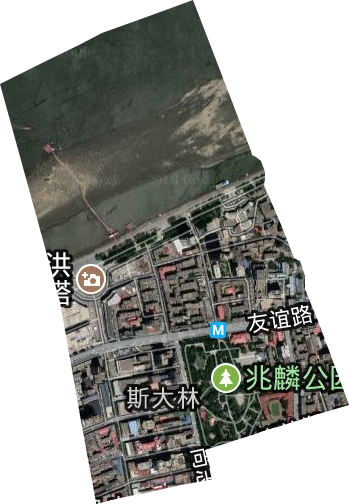 斯大林街道衛星圖