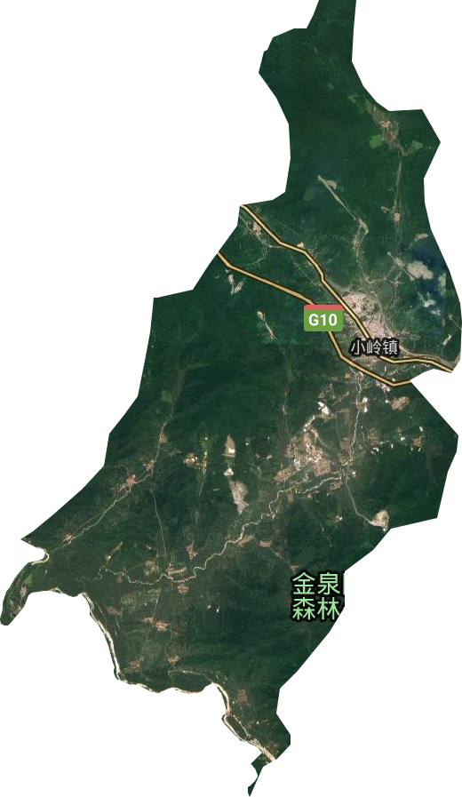 小嶺街道衛星圖