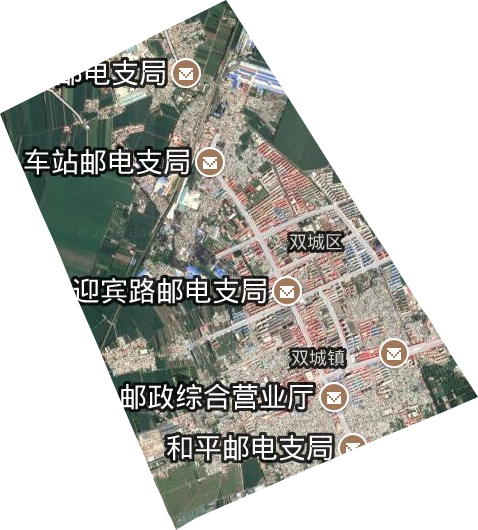 雙城市街道管委會衛星圖