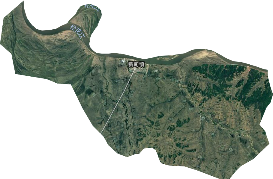 新甸鎮衛星圖