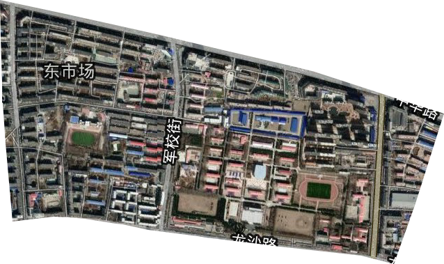 中華街道衛星圖