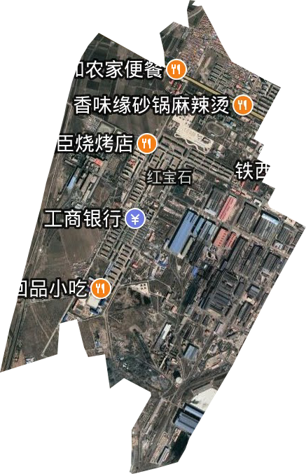 幸福街道衛星圖