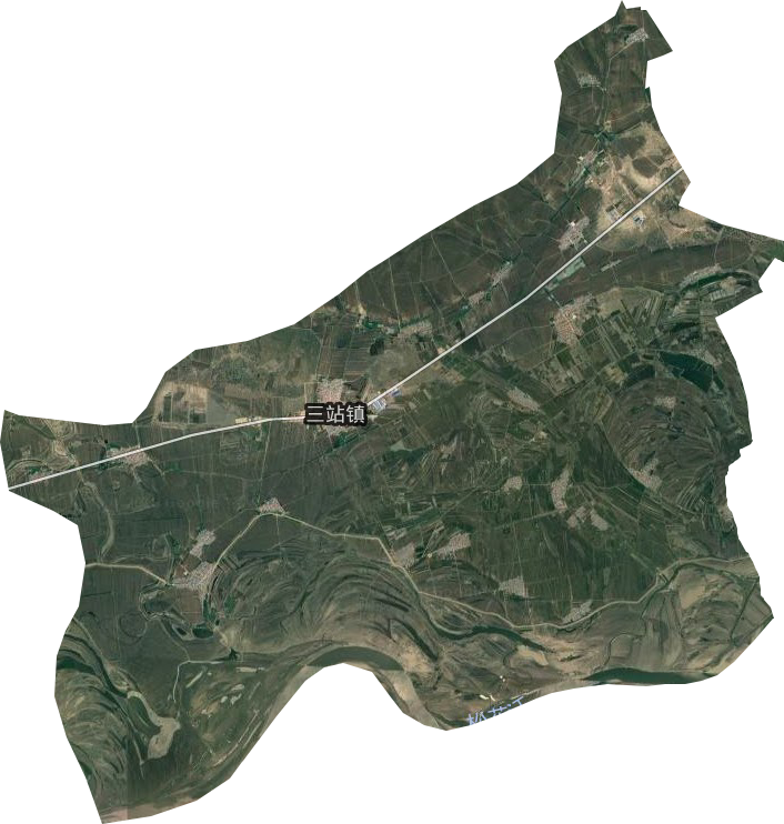 三站鎮衛星圖