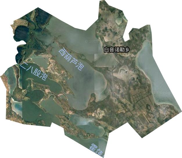 連環湖鎮衛星圖