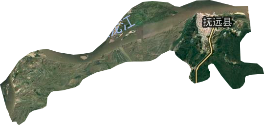 撫遠鎮衛星圖