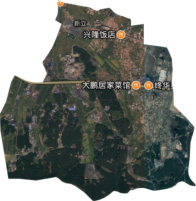 新立街道衛(wèi)星圖