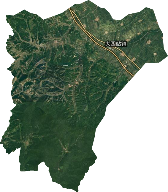 大四站鎮(zhèn)衛(wèi)星圖