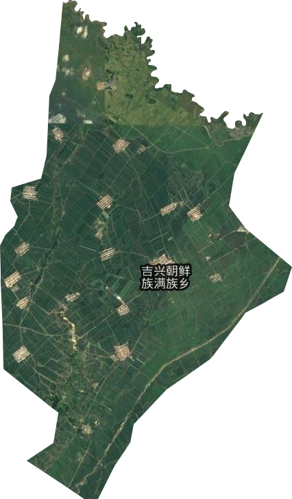 吉興朝鮮族滿(mǎn)族鄉(xiāng)衛(wèi)星圖