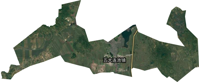 五大連池鎮衛星圖