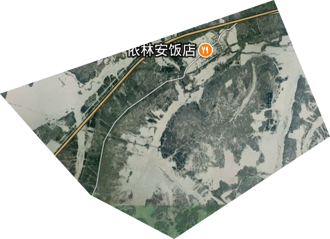 小興安林場衛星圖