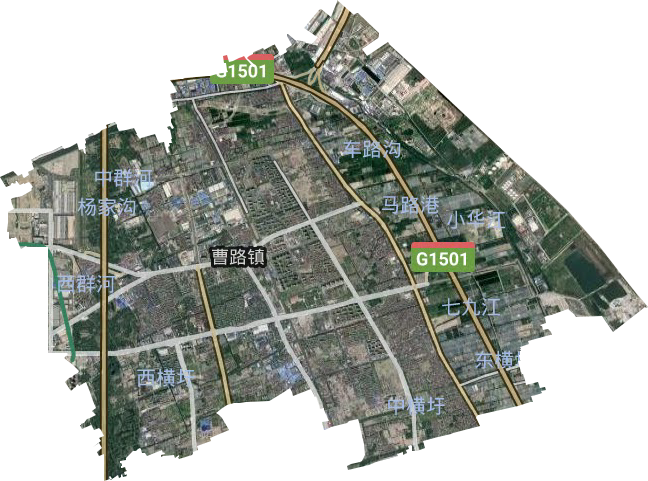 曹路鎮衛星圖