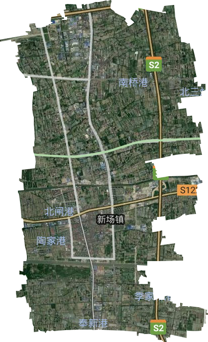 新場鎮衛星圖