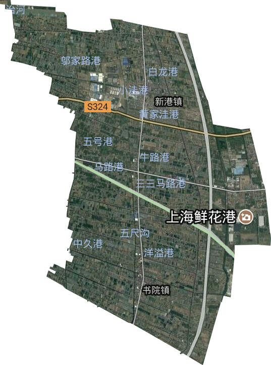 書院鎮衛星圖