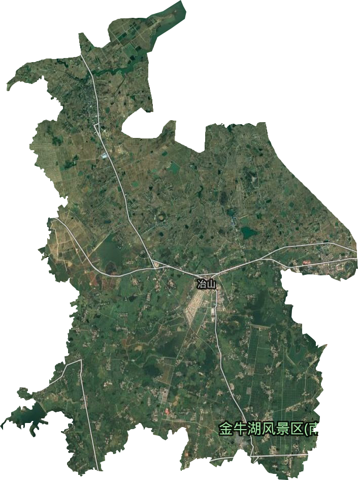 冶山鎮衛星圖