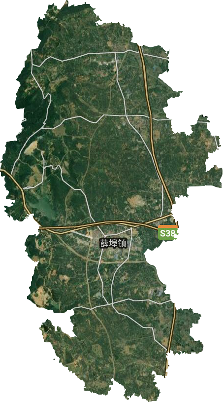 薛埠鎮衛星圖