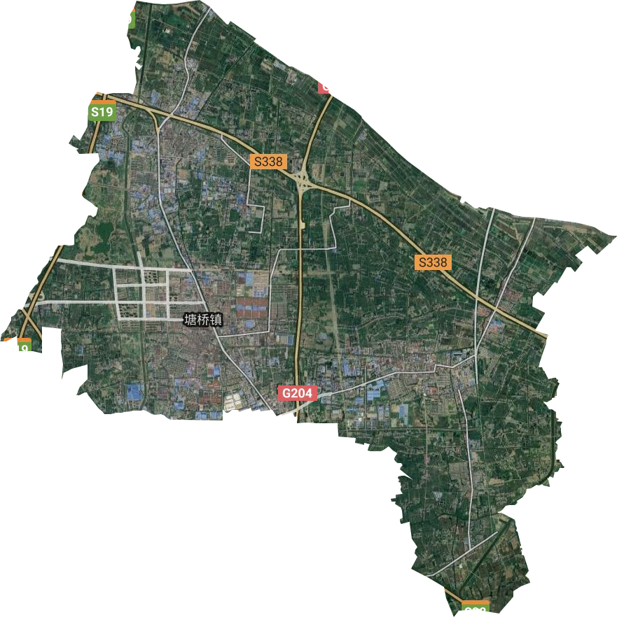 塘橋鎮衛星圖