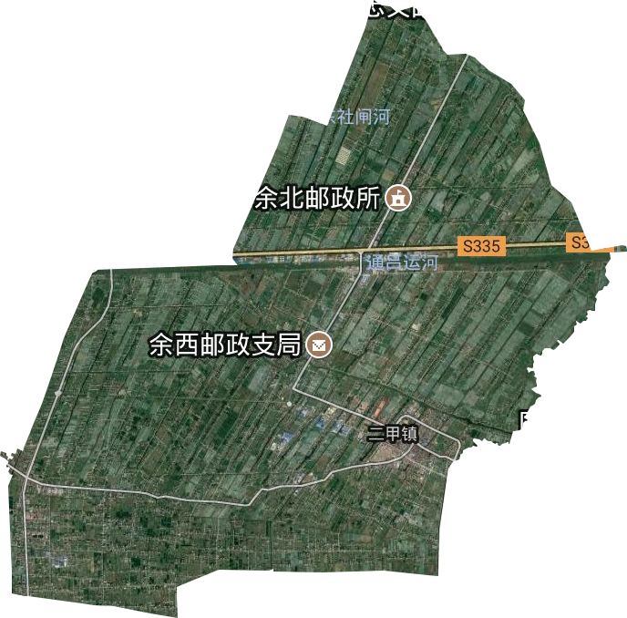 二甲鎮(zhèn)衛(wèi)星圖