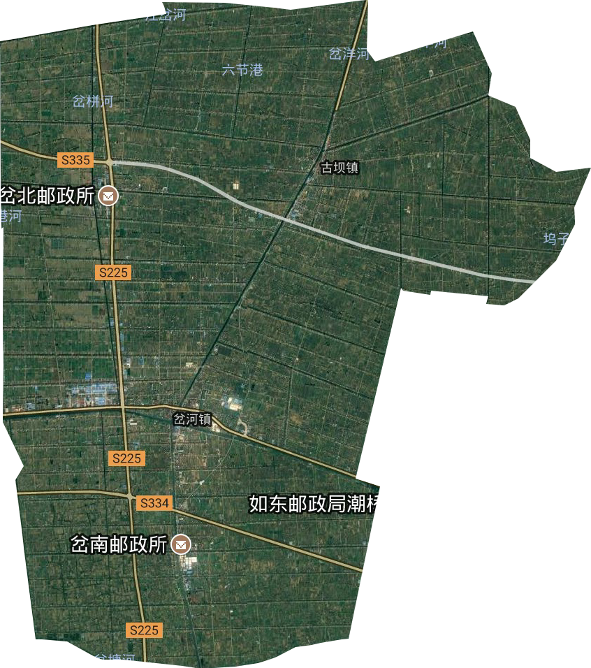 岔河鎮衛星圖