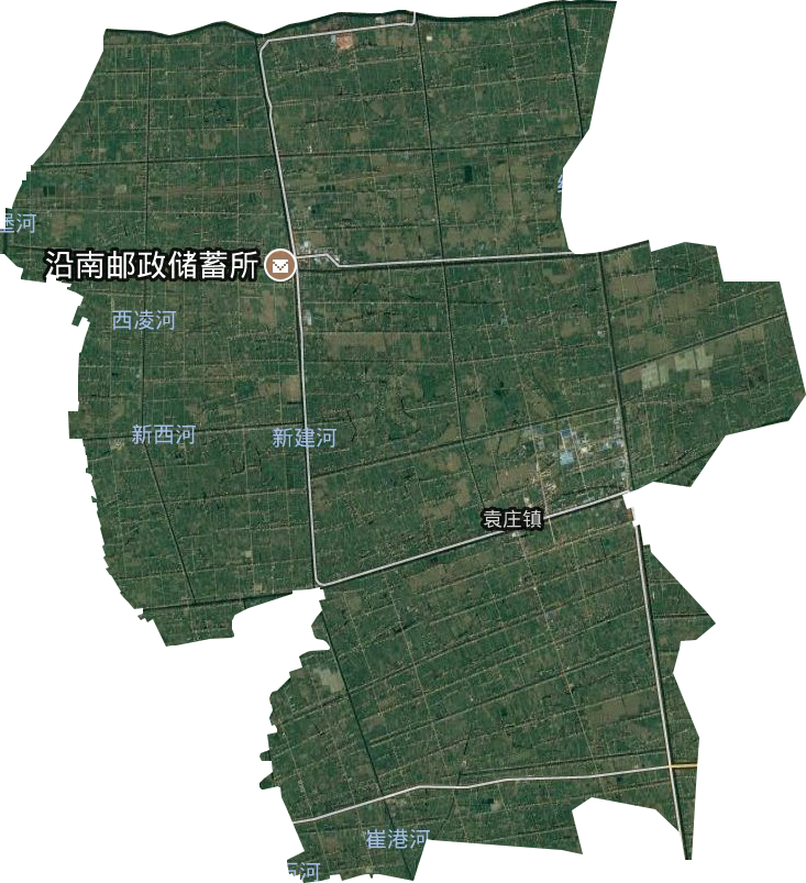 袁莊鎮(zhèn)衛(wèi)星圖