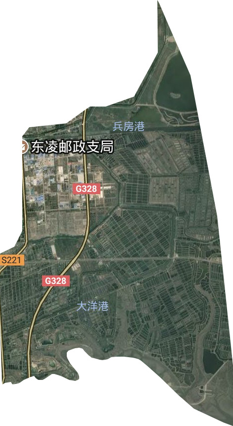 如東東安科技園區衛星圖