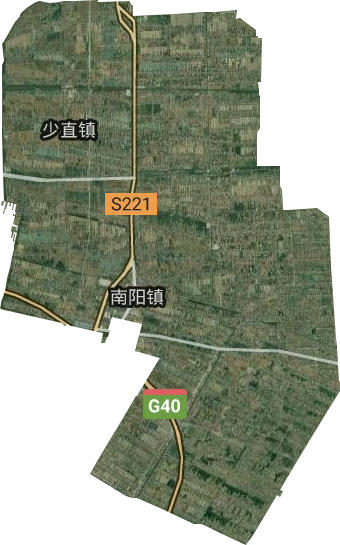 南陽鎮衛星圖