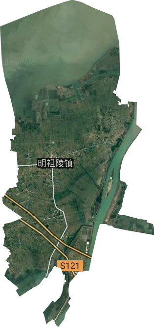 明祖陵鎮衛星圖