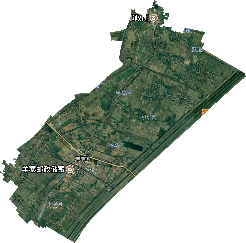 羊寨鎮衛星圖