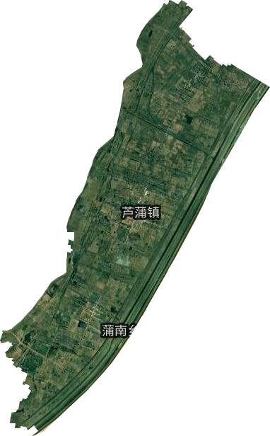 蘆蒲鎮衛星圖